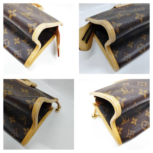 Authentic Louis Vuitton Popincourt Brown Monogram Hand Bag mn625-121425 - Picture 10 of 16